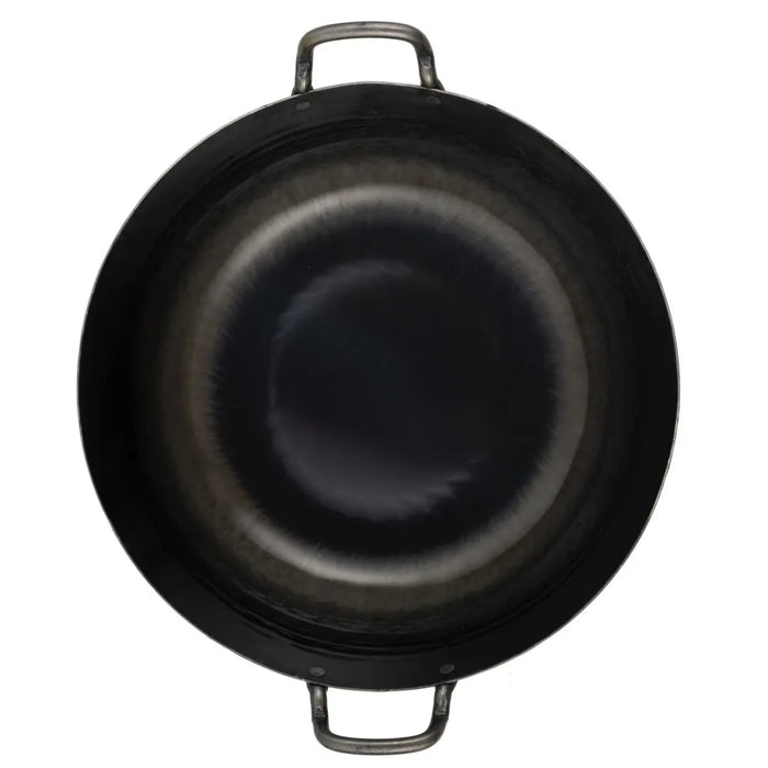 Yamada Hammered Iron Tempura Pan 36cm