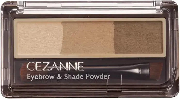 Cezanne Eyebrow and Shade Soft 3D Powder Makeup - Natural Brown
 - 4939553530541