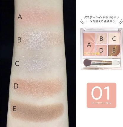 Cezanne Face Eye Palette Cheek Eye Makeup
