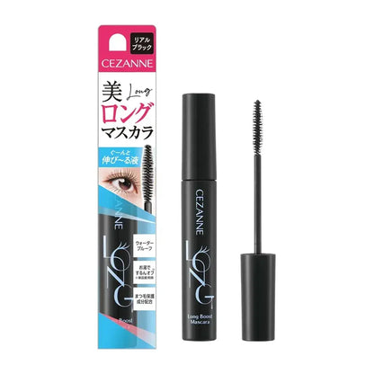 Cezanne Long Boost Mascara 01 Real Black 5.7g Lengthening Formula