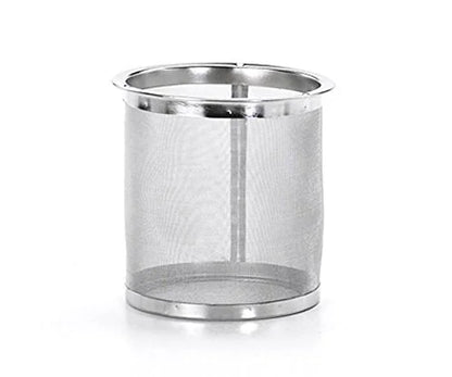Itsumi Pottery Mh Pot Black Blowing Large With Cylindrical Tea Strainer 043228 - Japanese