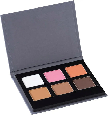 Chacott 6 Color Makeup Palette Eyebrow Highlight Blush