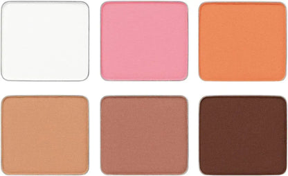 Chacott 6 Color Makeup Palette Eyebrow Highlight Blush