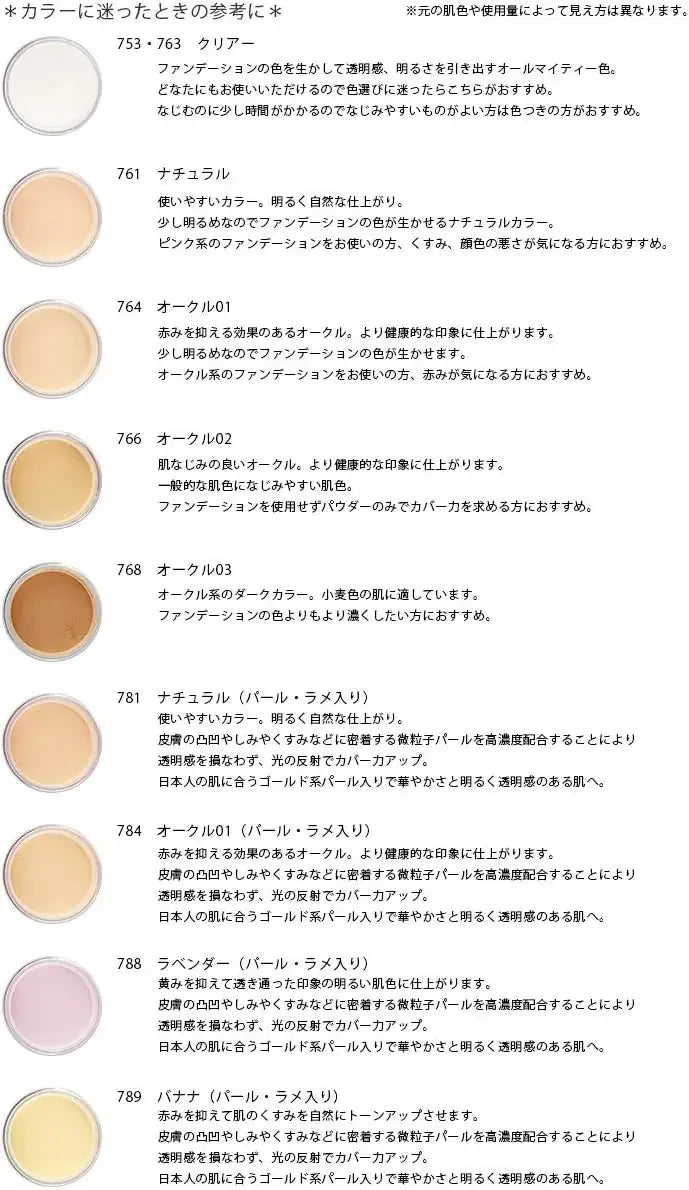 Chacott Finishing Powder 761 Natural
