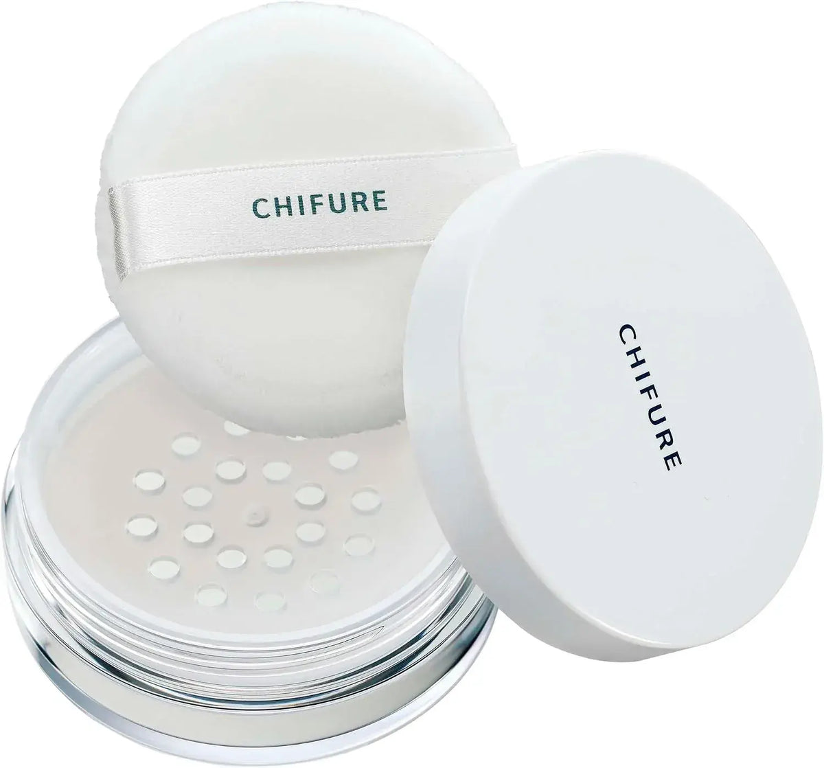 Chifure Loose Face Powder - White Case - 4974972811819