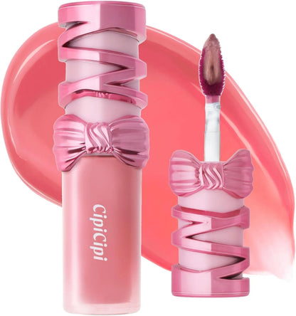 CipiCipi Dewy Film Tint Long-Lasting Lip Tint - R02 Nemac Peach
 - 4570042584548
