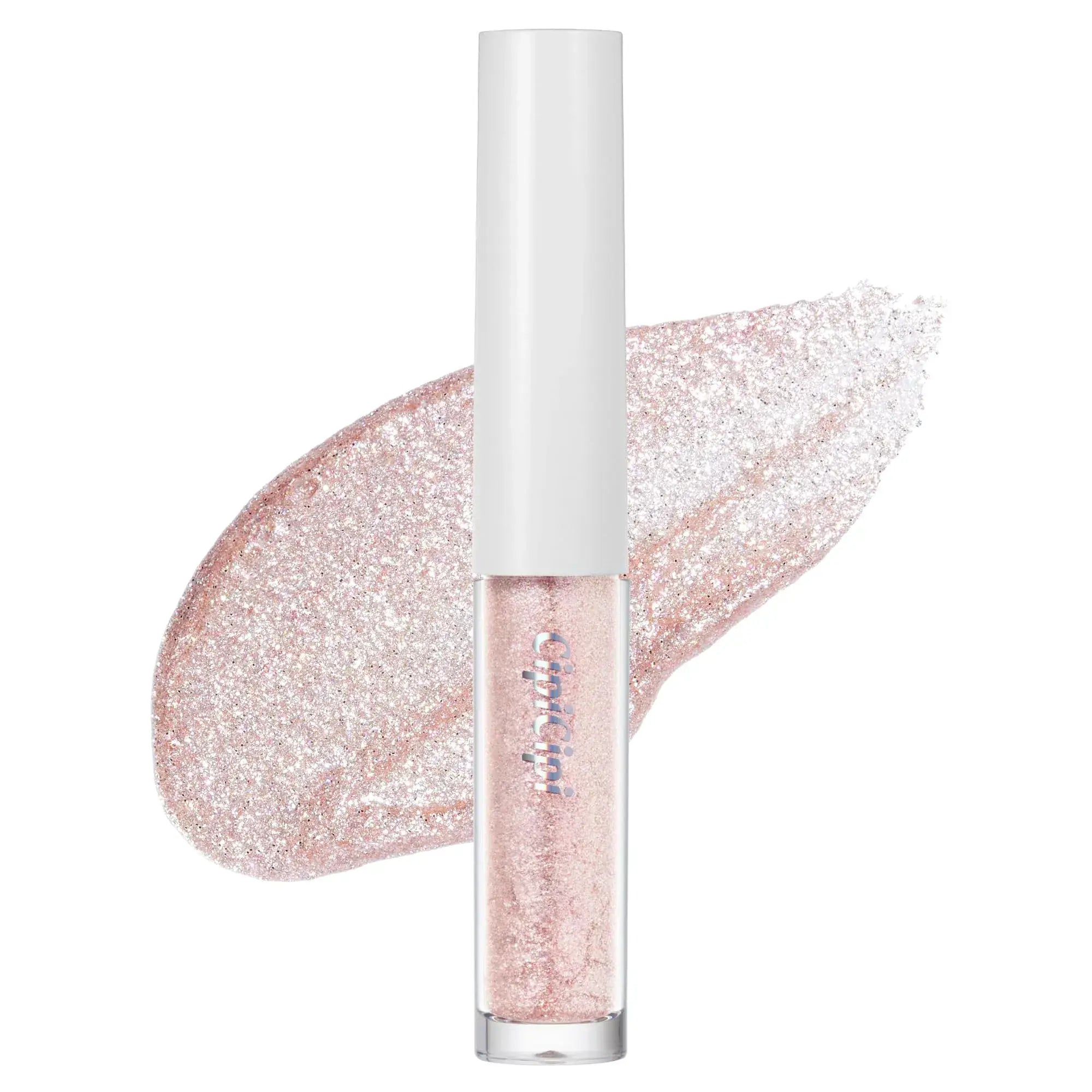 CipiCipi Glitter Illumination Eyeliner Waterproof Long-lasting - 05 Snow Pink - 4570042584135