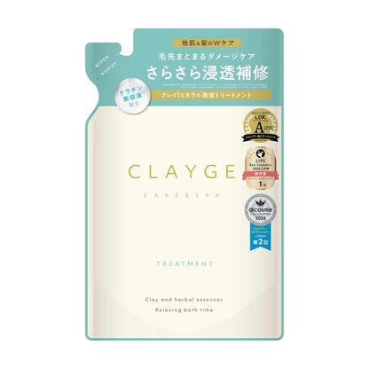 Clayge Shampoo and Treatment Set - Treatment Refill 400ml - 4582300064624