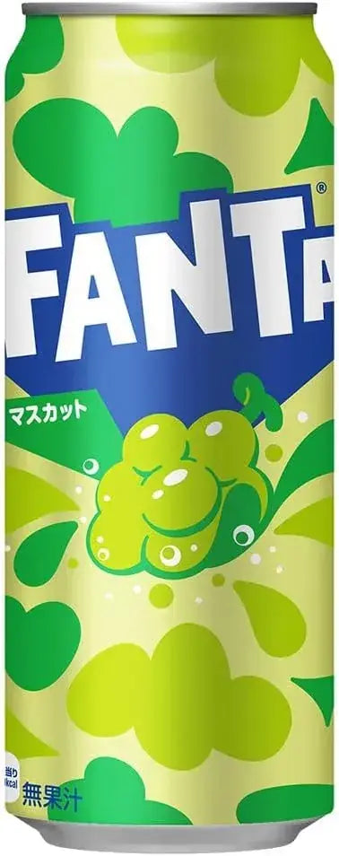Coca-Cola Fanta Muscat Grape Soda 500ml Can Pack of 24