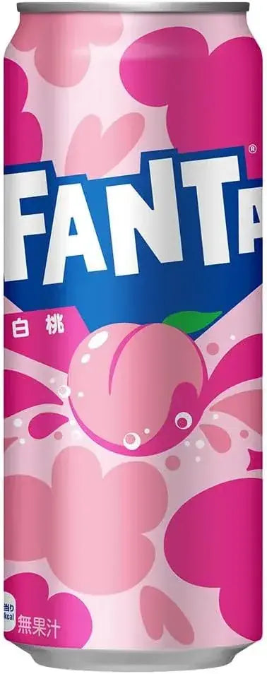 Coca-Cola Fanta White Peach Hokkaido 500ml Cans Pack of 24