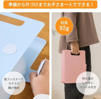 Cray-Pas Sakura Crepas Origami Seal Storage Case Pastel Green