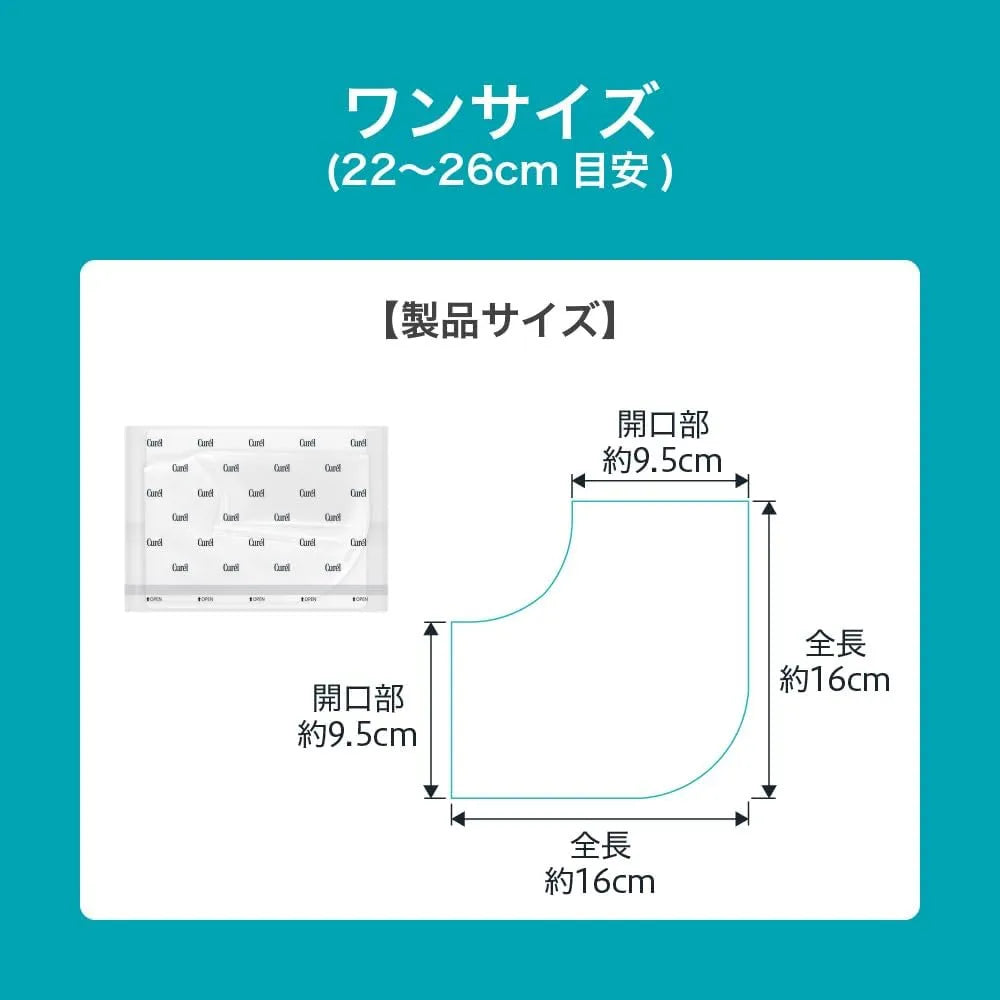Curel Kyurel Heel Care Mask for Dry and Rough Heels One Size