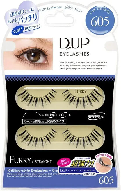 D-UP Furry Series False Eyelashes - 605 - 4946324022754