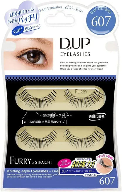 D-UP Furry Series False Eyelashes - 607 - 4946324022778
