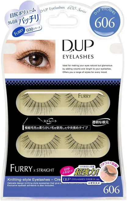 D-UP Furry Series False Eyelashes - 606 - 4946324022761