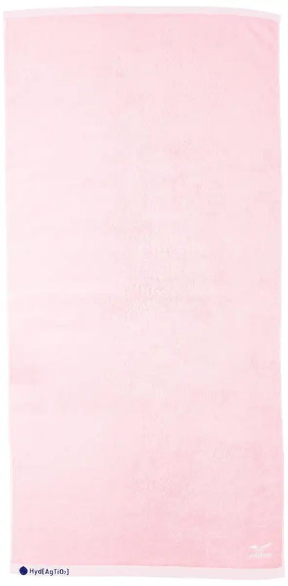 Mizuno Hydro Silver Titanium Bath Towel - Sweat Absorbent Quick Dry Deodorant Pollen House Dust Unisex Japan C2Jy8101 64 Pink