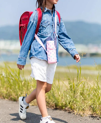 Thermos Brand APF-350 My Bottle 350ml Light Pink Pouch