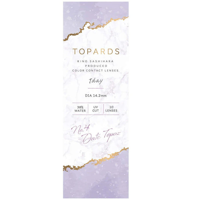 Topaz Color Contacts Topards Topaz Rino Sashihara Sassy 1 Day 10 Pcs Japan [-1.50]