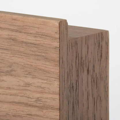 Mujirushi Ryohin Wall-Attached Furniture Walnut 44X4X9Cm - Made In Japan