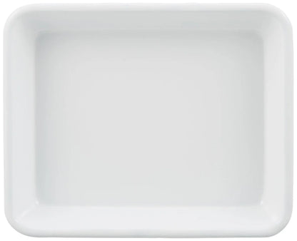 Noda Horo Japan White Enamel Tray Series Durable Enamelware for Kitchen