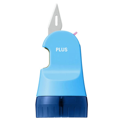 Plus Japan Cardboard Cutter Roller Keshipon Box Opener Marine Blue Disposable 40-980 Is-580Cm