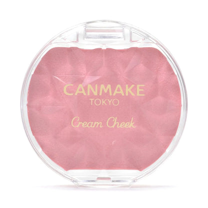 Canmake Cream Cheek Pearl Type P06 Sweet Coral Shiny High Color Blush