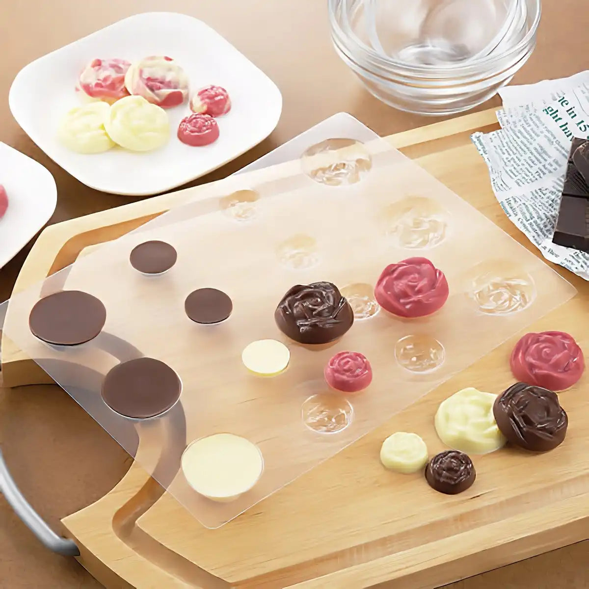 Tigercrown Pet Resin Rose Chocolate Mold