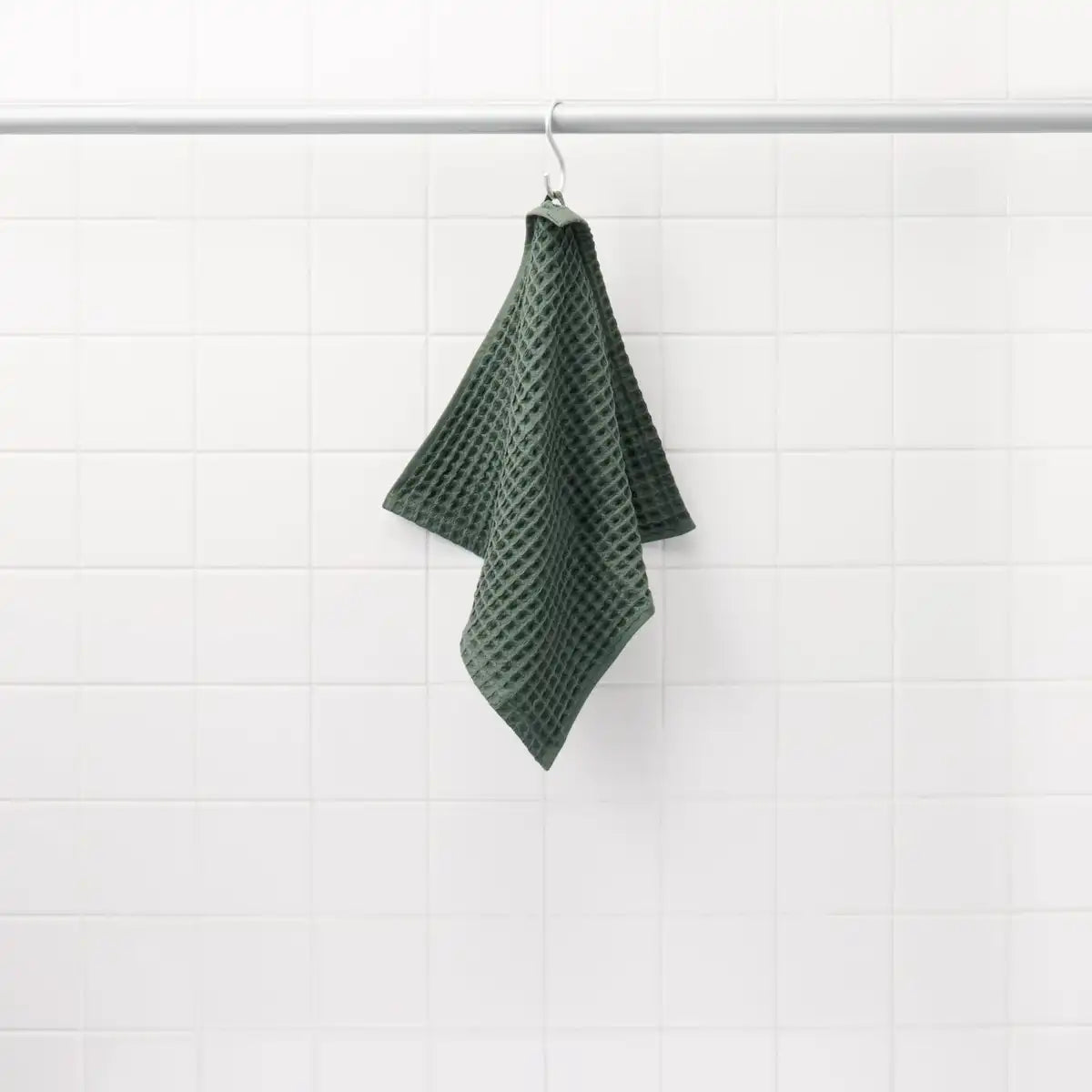 Muji Waffle Hand Towels 10-Pack Green 34x35cm Smooth Touch 84705861