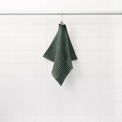 Muji Waffle Hand Towels 10-Pack Green 34x35cm Smooth Touch 84705861