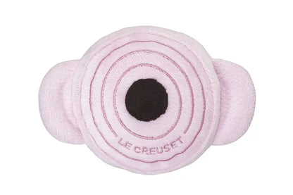 Le Creuset Pet Plush Toy Pink Sound-Making Official Japanese Release