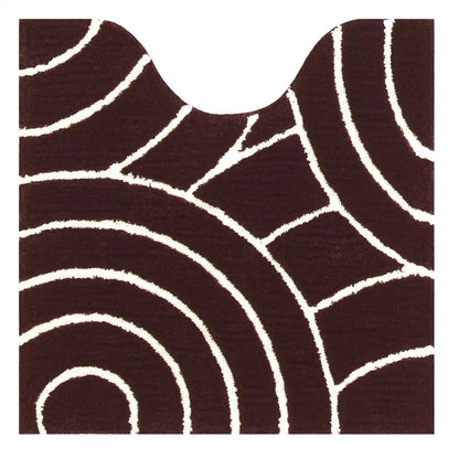 Senko M+Home Japan Bronx Toilet Mat Brown 60X60Cm Antibacterial Deodorant 20703