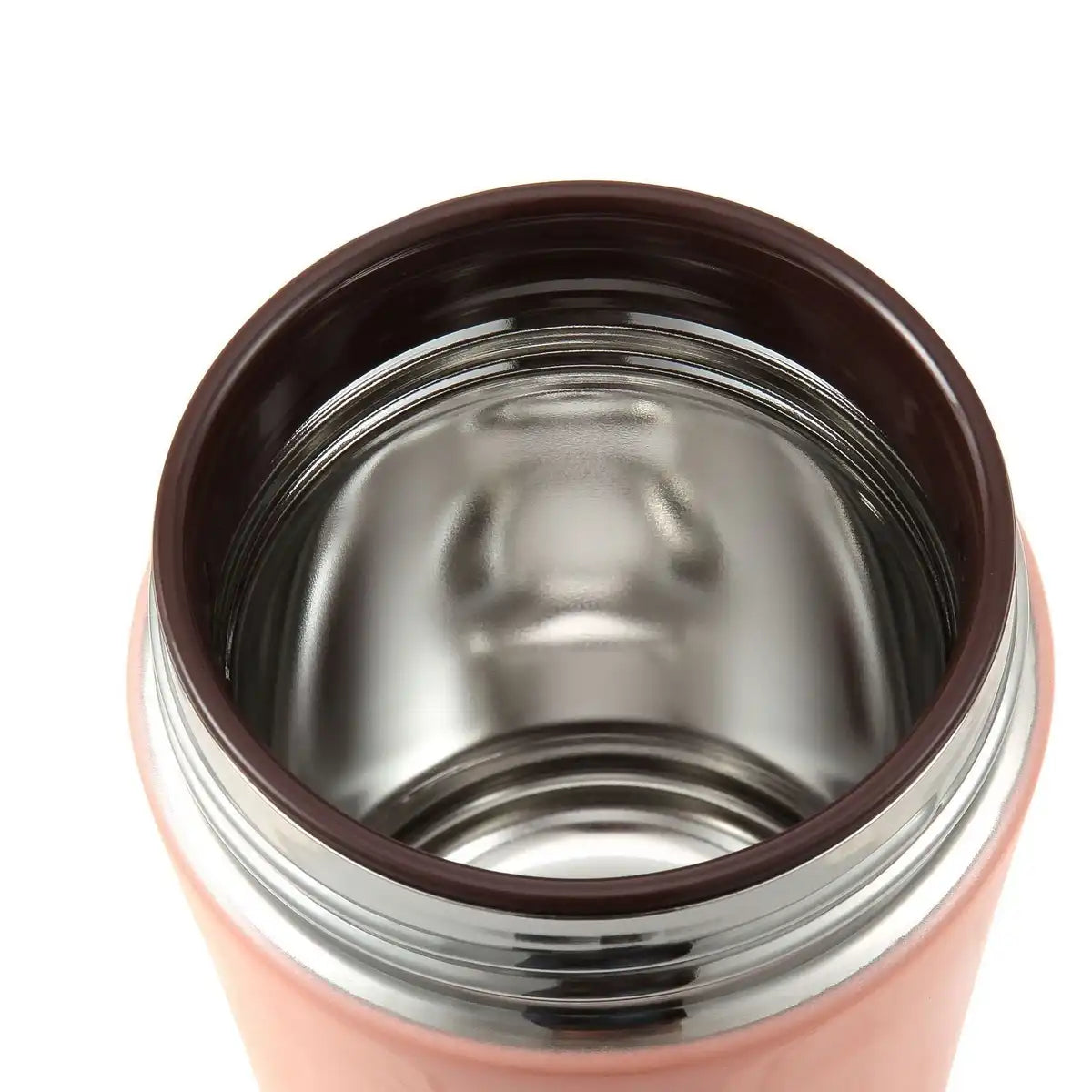 Zojirushi 260ml Stainless Steel Food Jar Coral Orange with Washable Lid