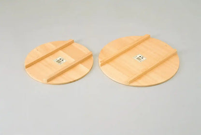 Umezawa Sawara Cypress 36Cm Sushi Oke Wooden Bowl Lid for Fresh Sushi