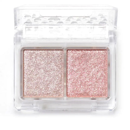 Canmake Glitter Mania 02 Eyeshadow 2.7G - Pastel Pink & Pearl Duo