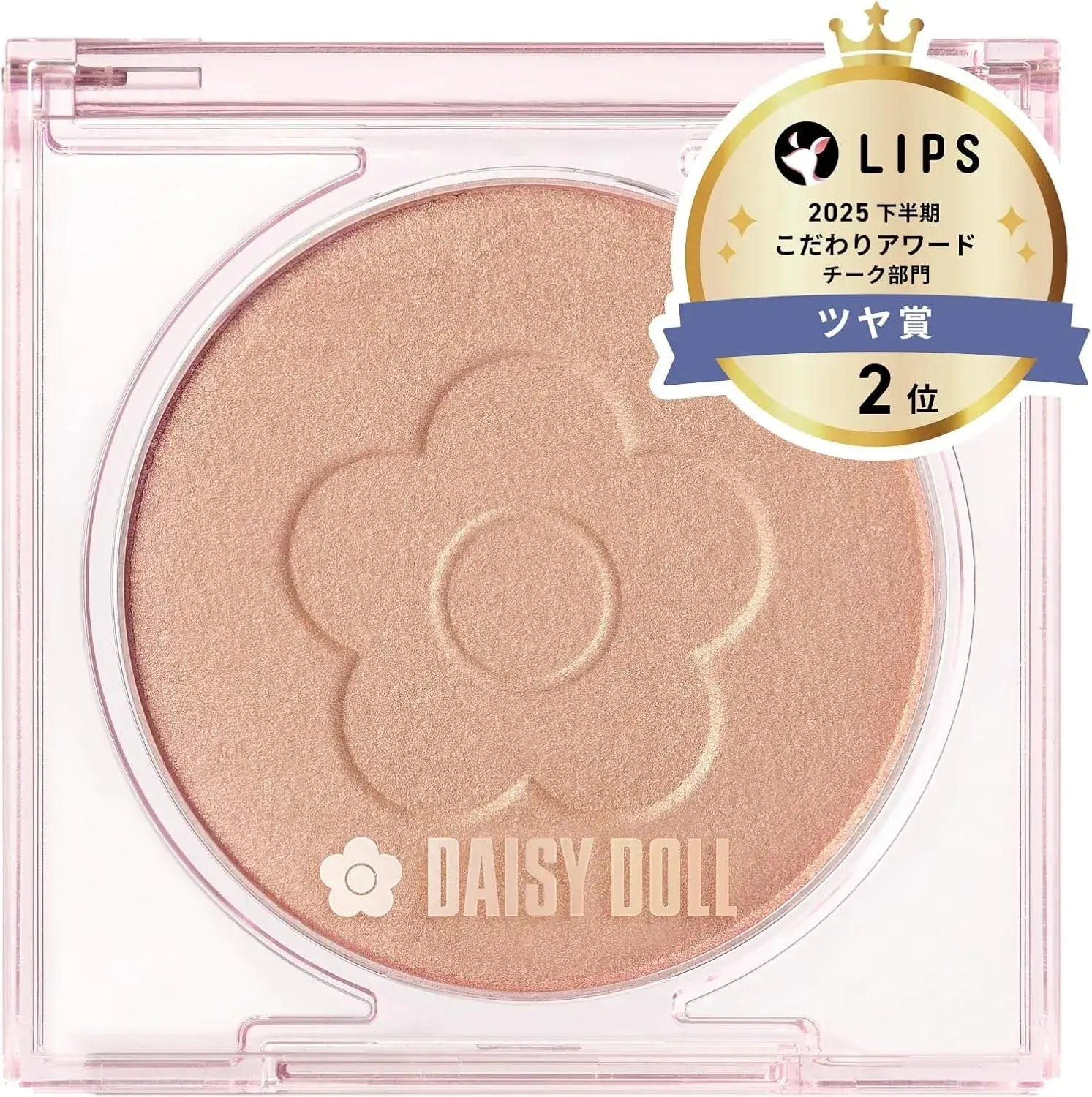 Daisy Doll Powder Blush Moisturizing High Adhesion Makeup - Yuugrecinnamon 7g - 4901416182624