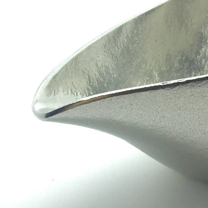 Nousaku Tinware Katakuchi Lipped Sake Server 280ml - Silver