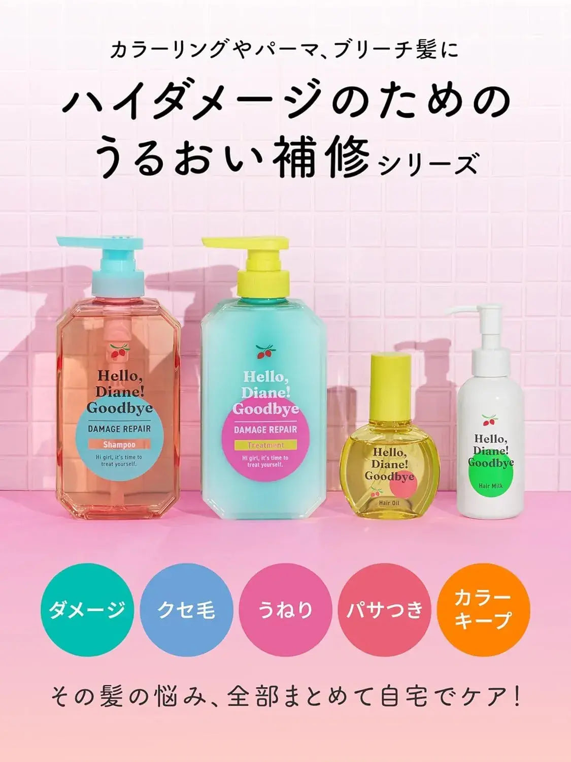 Diane Perfect Beauty Shampoo and Treatment High Damage Repair