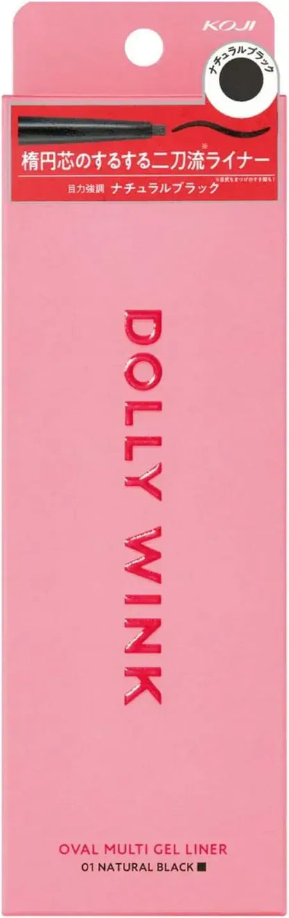 Dolly Wink Oval Multi Gel Liner Eyeliner - 01 Natural Black - 4972915046717