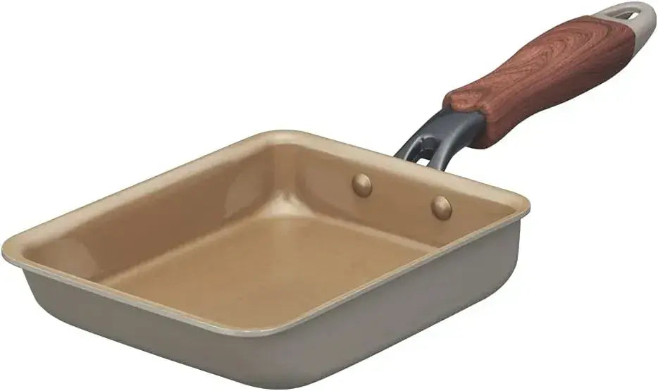 Doshisha Evercook Lightweight Frying Pan Induction and Gas Compatible - Gray 13x18cm Egg Roasted - 4550454475573