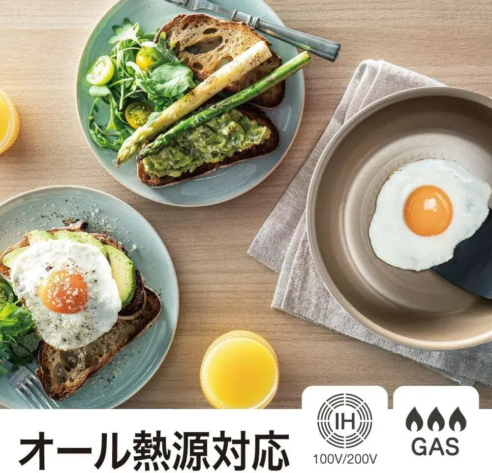 Doshisha Evercook Lightweight Frying Pan Induction and Gas Compatible