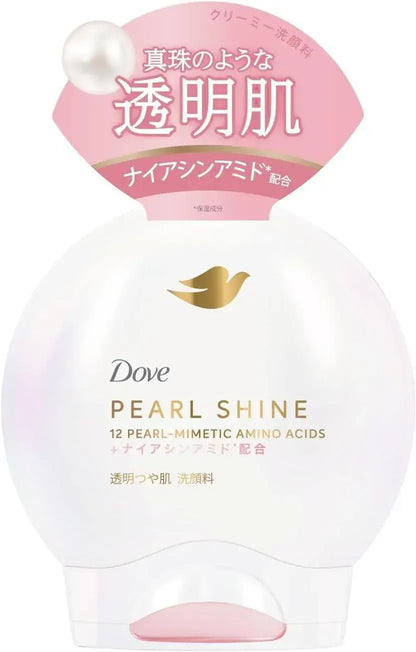 Dove Pearl Shine Face Foam Transparent Glossy Skin 4.9 oz