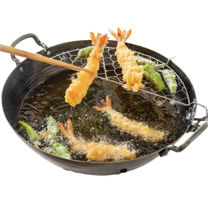 Yamada Hammered Iron Tempura Pan 42cm