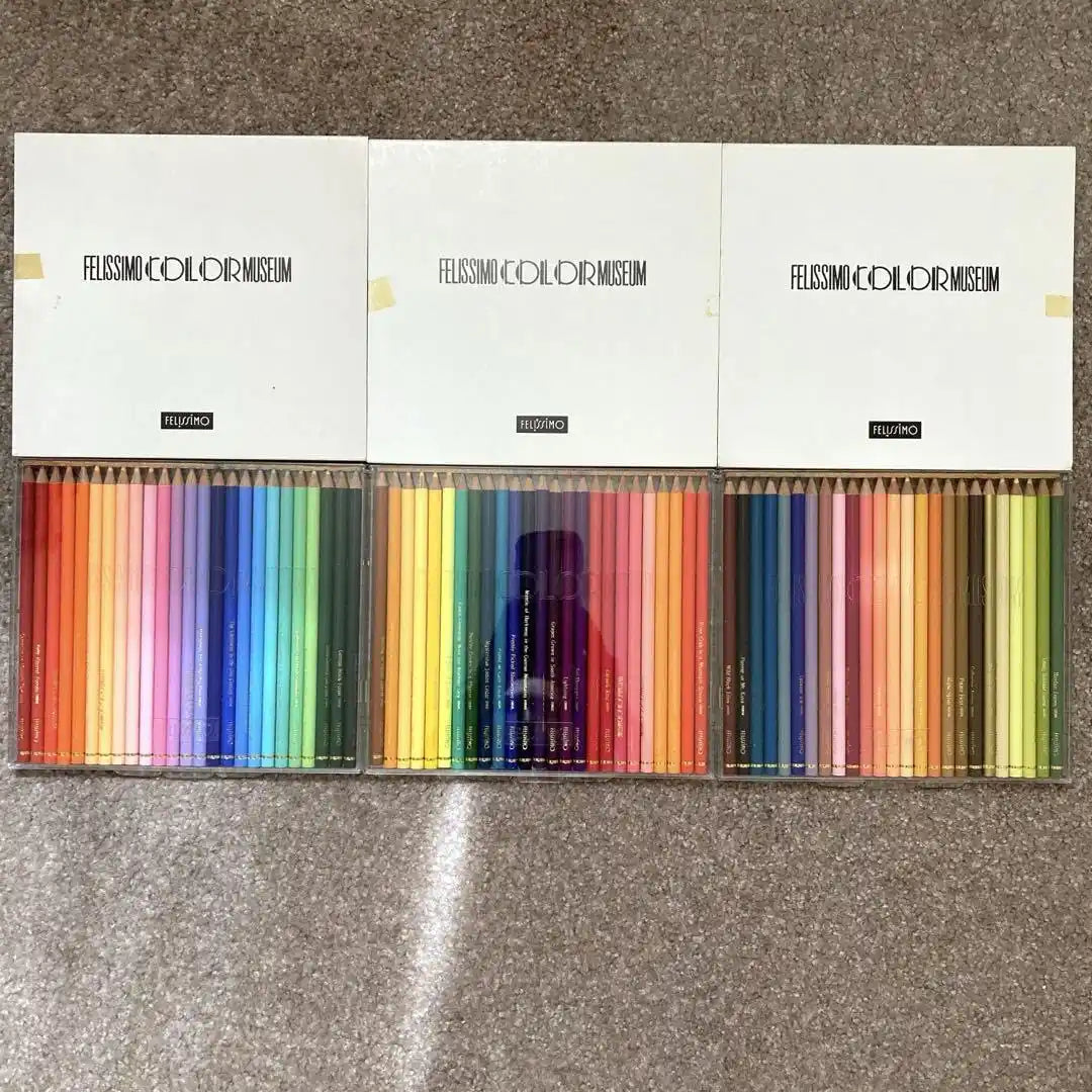 FELISSIMO COLOR MUSEUM 600色セット Felissimo Color Museum Colored Pencils Set 75 Vibrant Colors