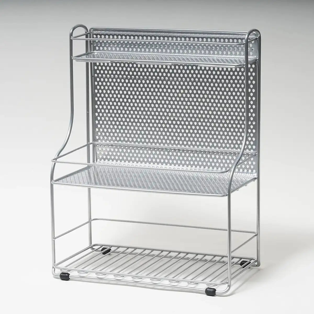 Pearl Metal Kinzoku Kitchen Storage 2 Seasoning Stand 3 Tiers Japan H-7487