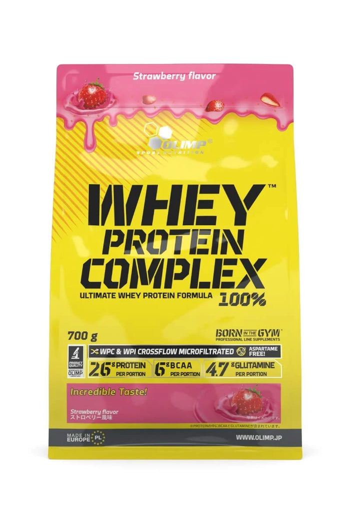 Olimp Sport Nutrition Whey Protein Complex 100% Strawberry 700G Wpc Wpi Blend Japan