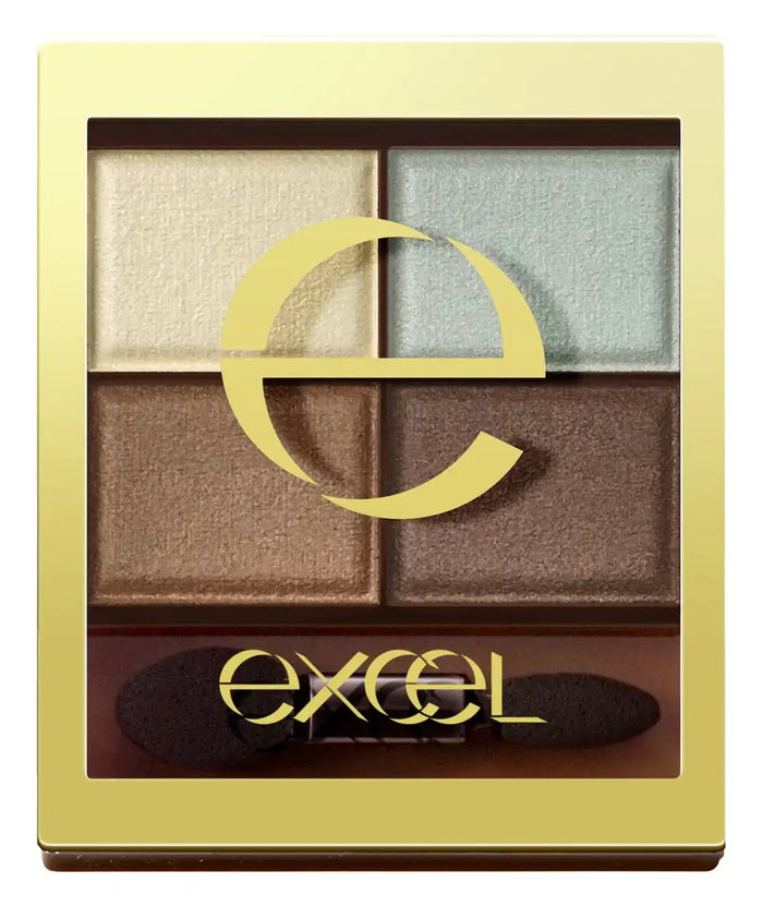 Excel Skinny Rich SR08 Aquatic Brown Eye Shadow - Long-Lasting Formula