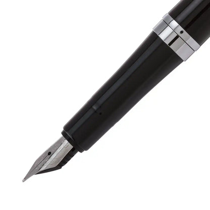 Pentel Tradio Fountain Pen Black Barrel Blue Ink Japan - Gift Box 1 Pack (Trf94A-C)