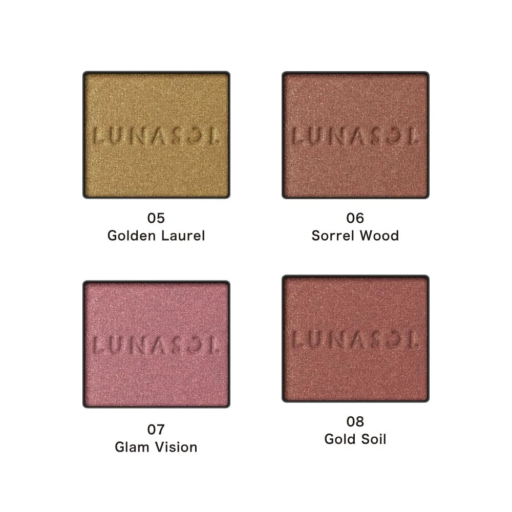 Lunasol Mono Eye Coloration 05 Eyeshadow Long-Lasting Vibrant Shade