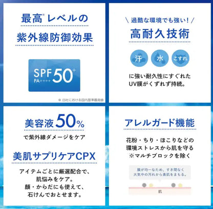 Kose cosmetics Port St cut pro-defense multi-block UV milk 60ml SPF50 PA ++++