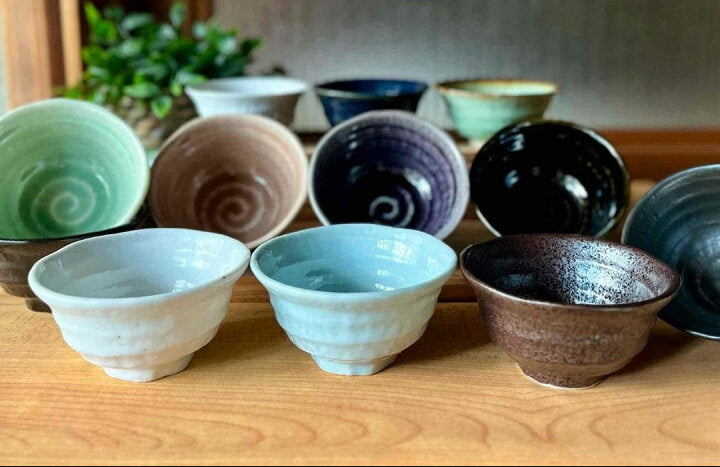 Rokubei Ebm Porcelain Tempered Rice Bowl 12Cm